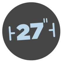 27" Closet-Depth Fit